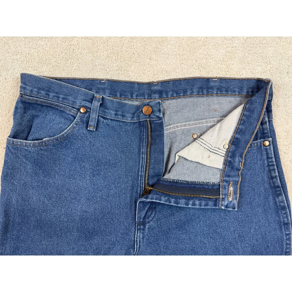 WRANGLER 936PWD Men's Sz 36x32 (actual 36x29) Denim Western Cowboy Jeans #1466